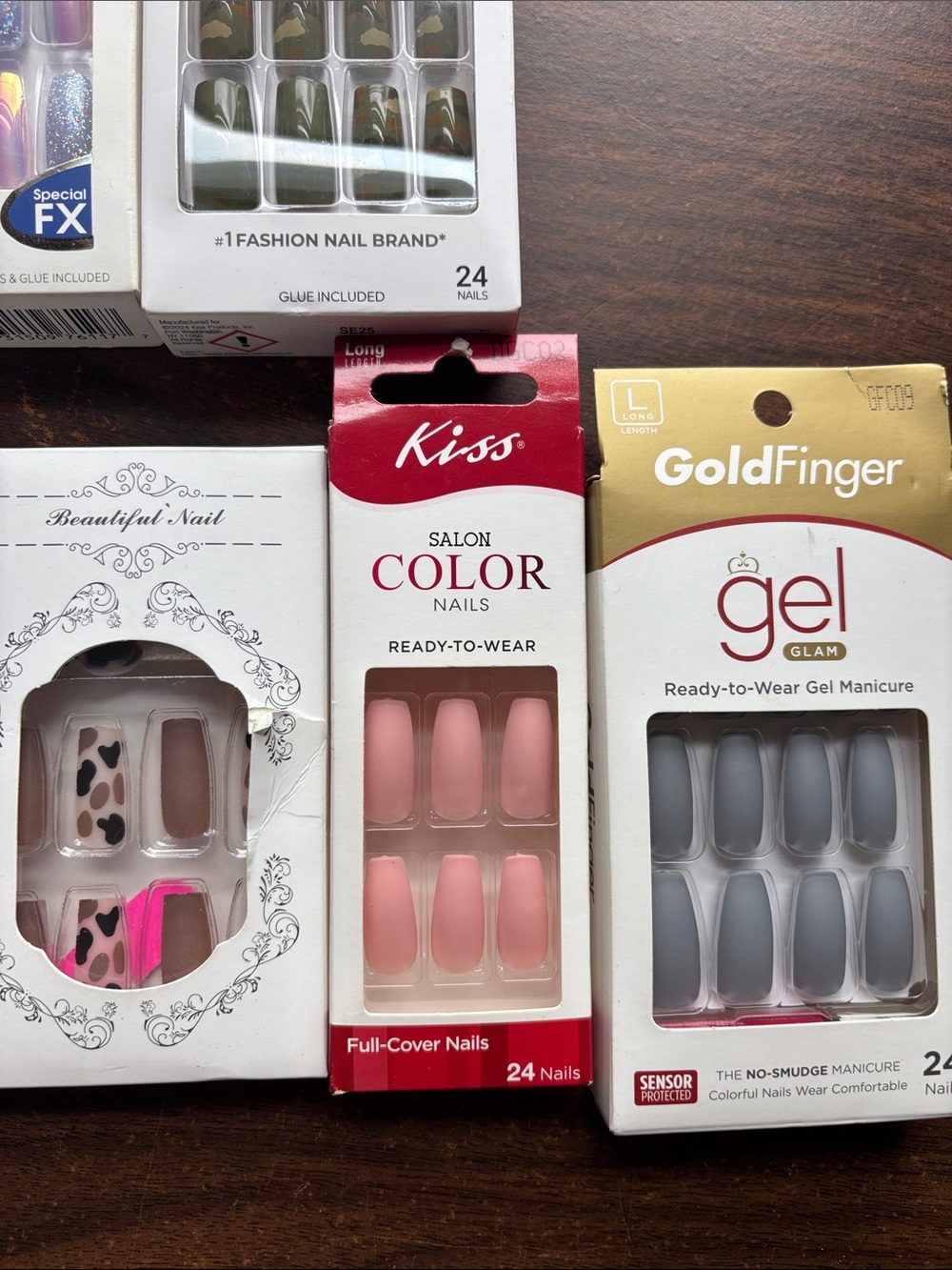 Assorted Nail Packs - Multiple Colors - Picture 4 of 4